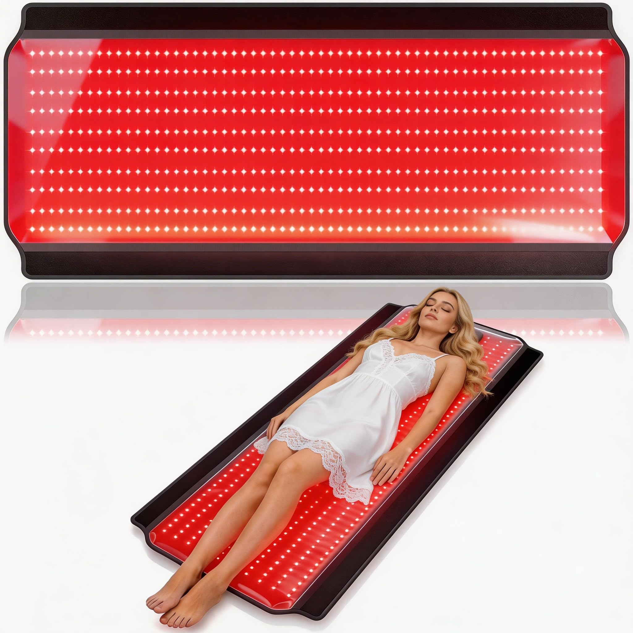 Manta ZAEXAE de terapia de luz roja para cuerpo completo, cobertura total en casa