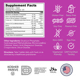 Envase Zahler B-Complex certificado kosher y apto para vegetarianos.