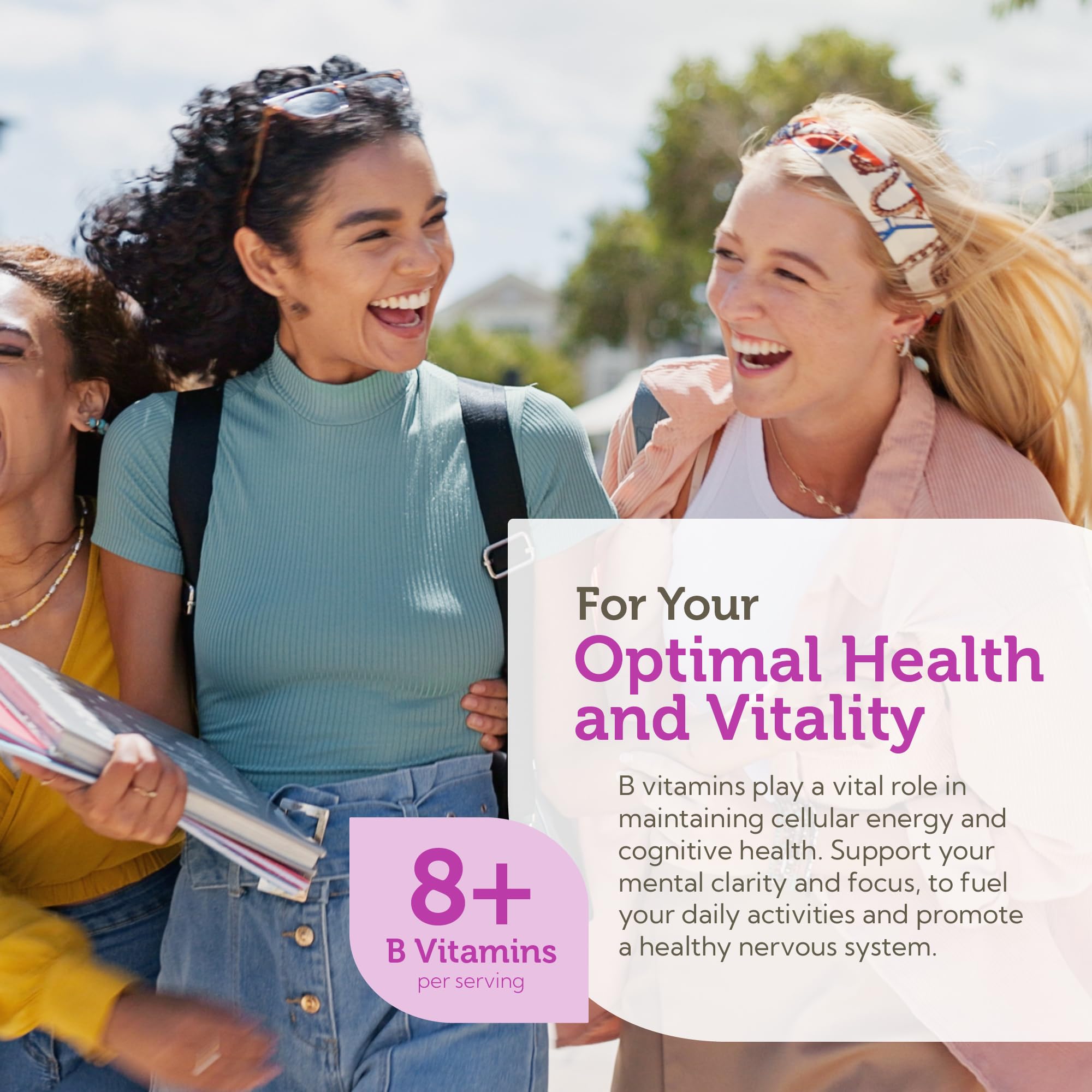 Zahler B Complex: etiqueta que destaca vitaminas B