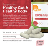 Zahler BioDophilus25 prebióticos para alimentar bacterias beneficiosas