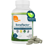 Zahler Bonefactor calcio vegetal para huesos fuertes y articulaciones ágiles.