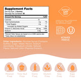 Gomitas Zahler Capítulo Uno Vitamina C apoyo a la absorción de hierro no hemo
