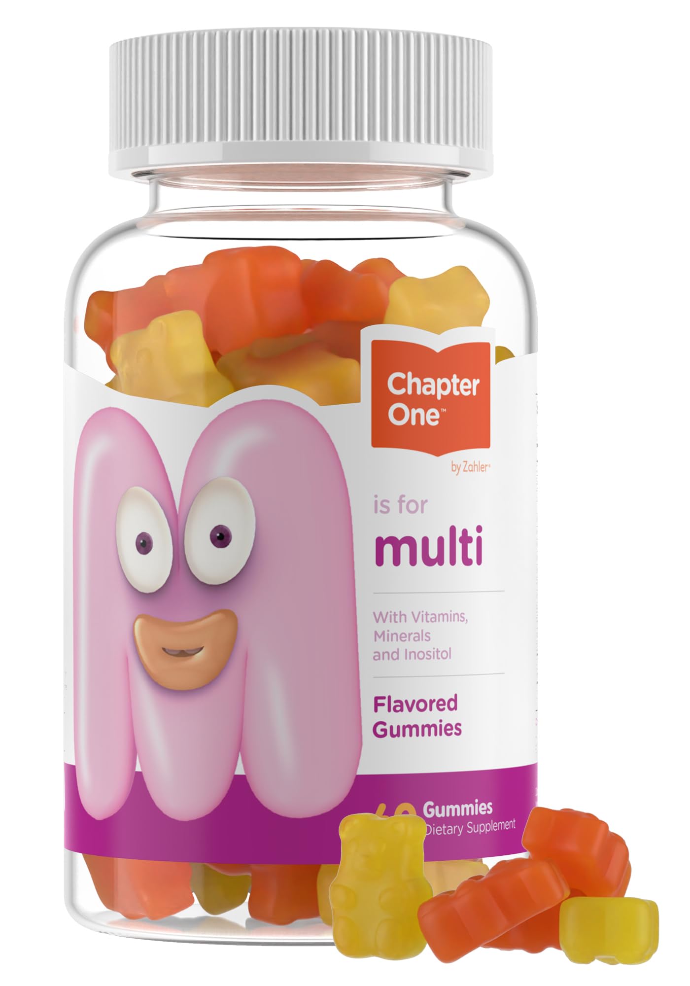 Gominolas Zahler Chapter One para niños, 60 unidades, sabor delicioso