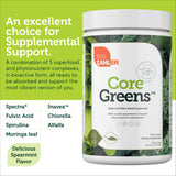 Zahler Core Greens apoyo digestivo diario por su mezcla de greens
