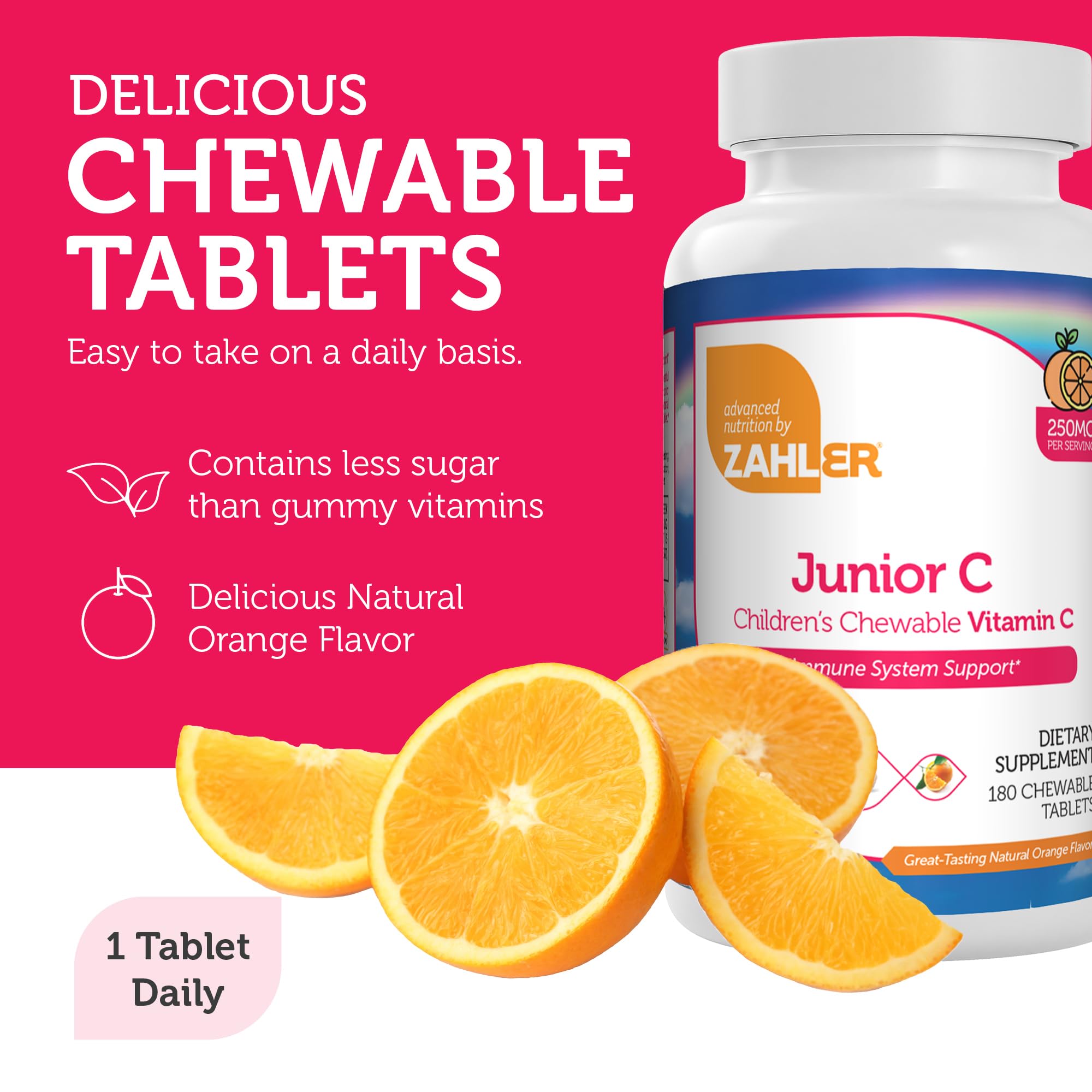 Vitamina C 250 mg por tableta para consumo diario recomendado