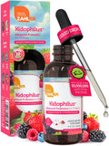Zahler Kidophilus: botella con sabor fruta-punch para uso diario y fácil administración