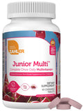 Zahler Kids Multivitamin: frente del empaque, formato masticable para apoyo diario de niños