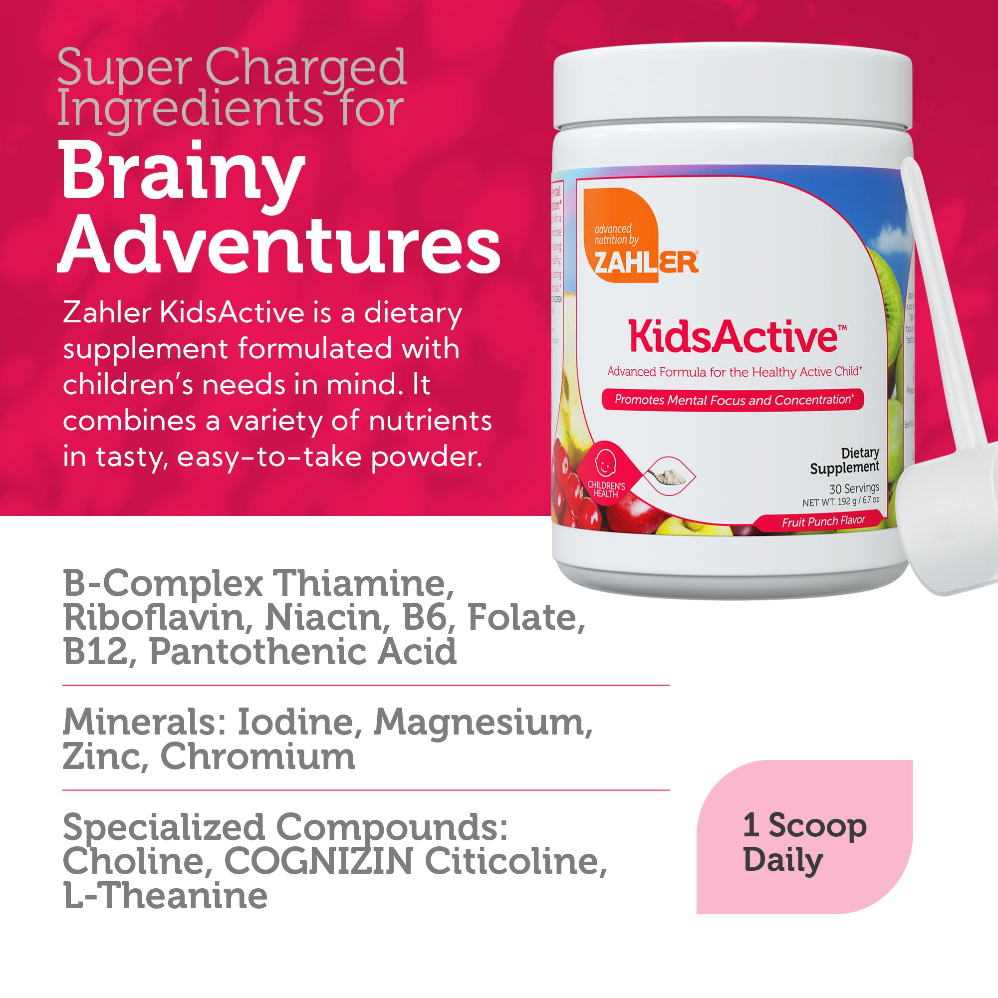 Zahler KidsActive, porcion-dosis: medida precisa para cada toma