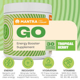 Zahler Mantra Go electrolitos para hidratación óptima durante el día.