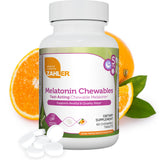 Zahler Melatonina 5mg, frente de las tabletas, sabor agradable para dormir