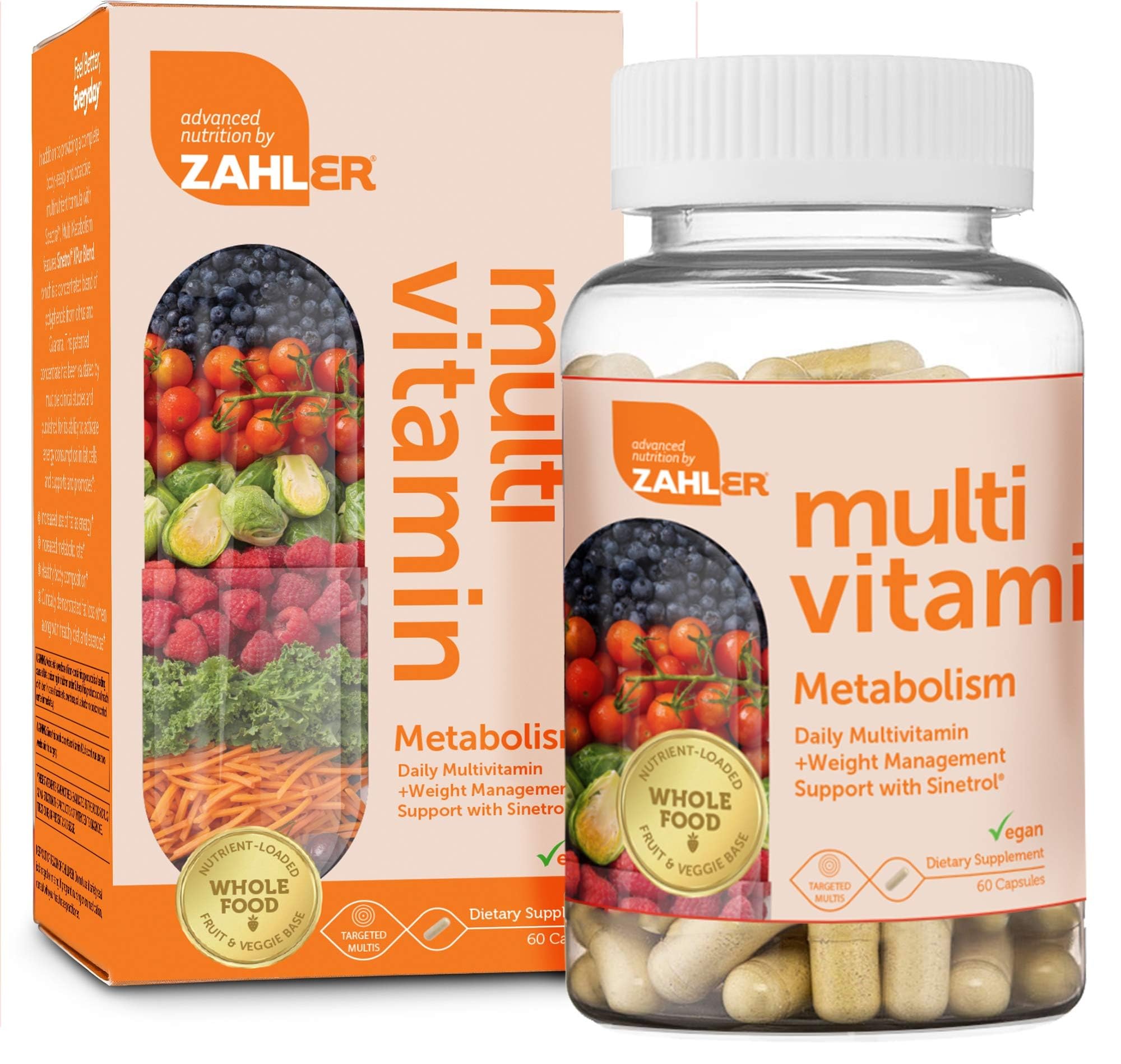Zahler multivitamínico metabolismo: cápsulas para energía diaria.