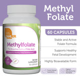 Etiqueta kosher de Zahler Methylfolate para confianza alimentaria.