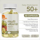 Zahler Multivitamin 50+ empaque práctico para ingesta diaria.