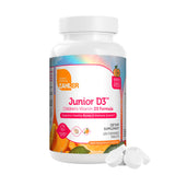 Zahler Junior D3 gomita masticable sabor naranja para huesos y dientes