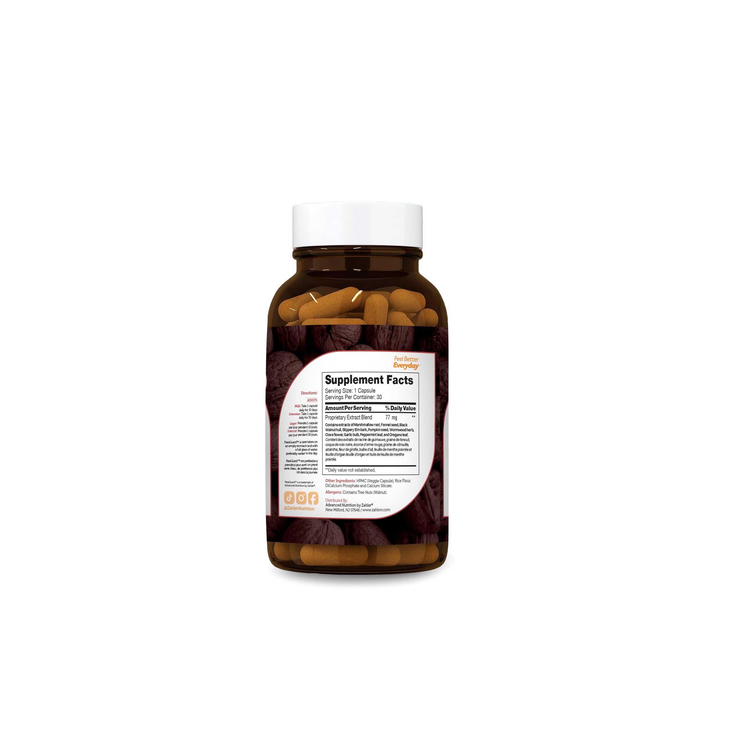 Zahler ParGuard ingrediente ajenjo para apoyar la salud digestiva