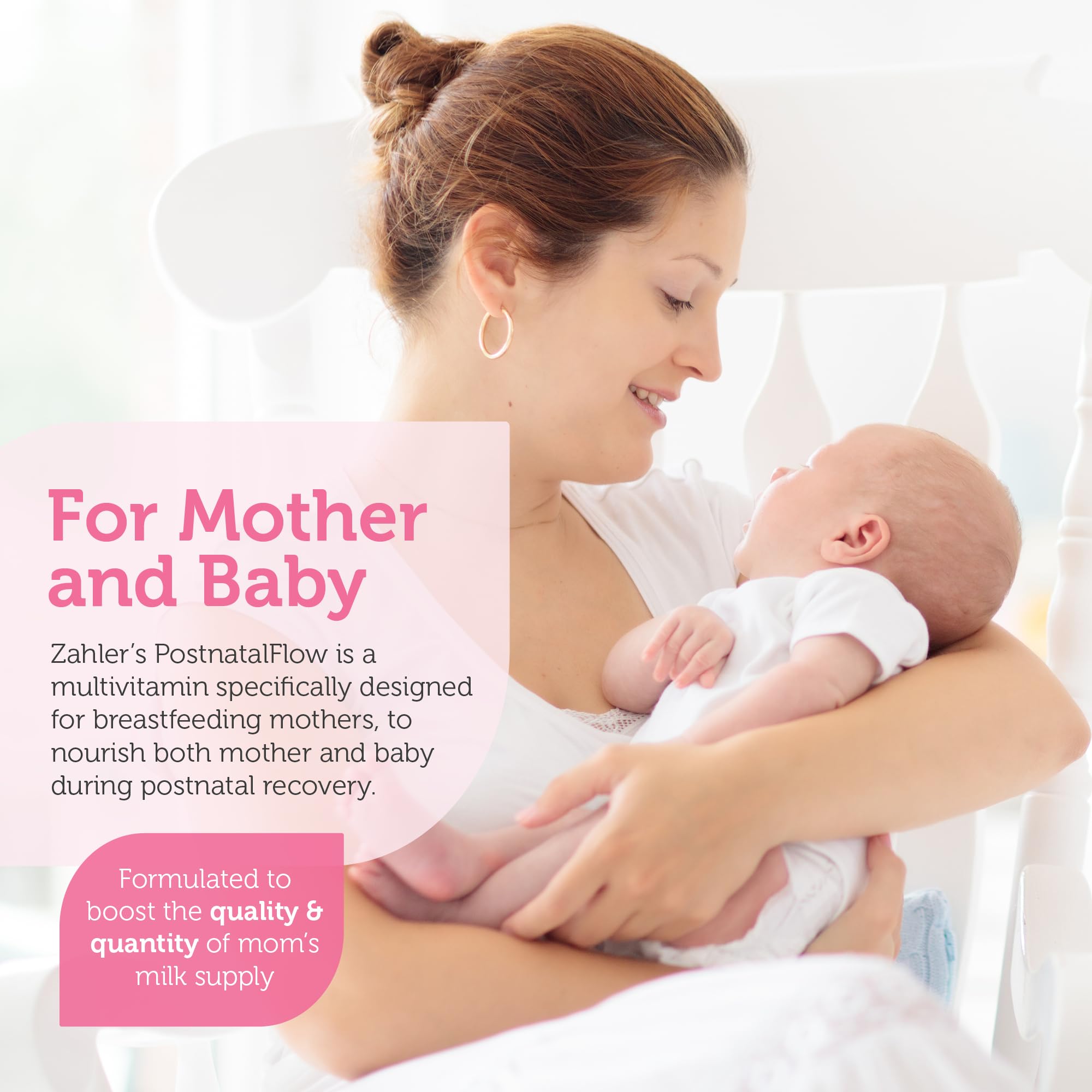 Tabletas Zahler Postnatal Flow: dosis diaria para lactancia