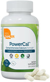Zahler PowerCal, botella de cápsulas, promoviendo la salud ósea y movilidad diaria.