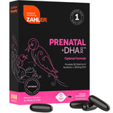 Zahler Prenatal: cápsulas suaves DHA, fáciles de tragar para mamás en gestación