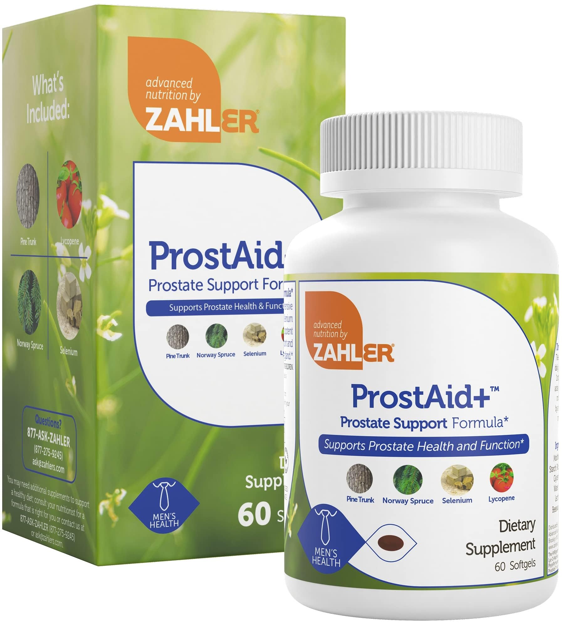 Zahler Prostaid+ certificado GMP y calidad sin gluten