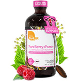Zahler PureBerry+Purse, botella de 8 oz para uso diario durante el ciclo menstrual