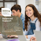 Zahler TeenFocus cápsulas, dosis diaria para apoyo cognitivo seguro.