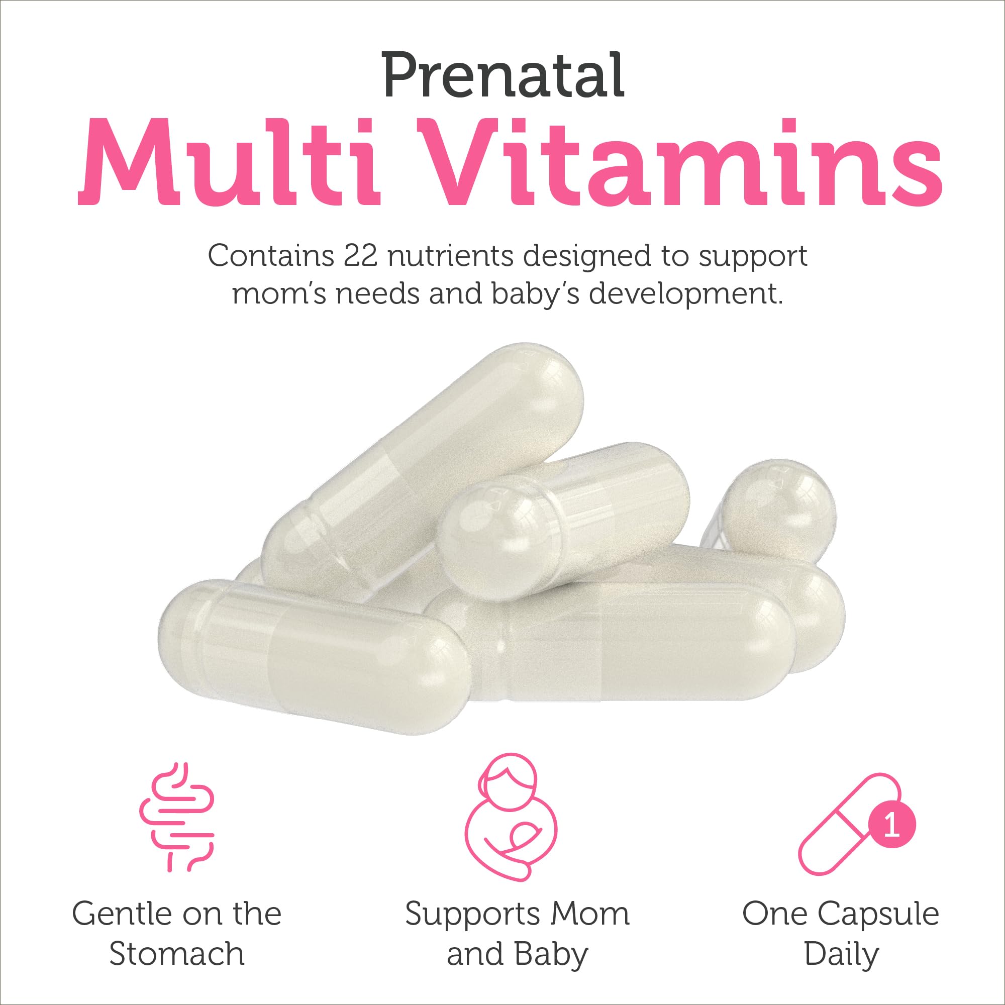 Zahler Total One Prenatal, ingredientes esenciales para mamá y bebé