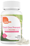Zahler Total Uno Prenatal, botella de vitaminas para apoyar la nutrición durante el embarazo