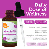 Zahler Vitamina D3 Drops - empaque visible y práctico para almacenamiento diario