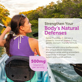 Cápsulas de digestión suave para Zahler Vitamina C 500 mg.