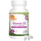 Zahler Vitamin D3 3000IU – etiqueta: información clara para elegir tu suplemento.