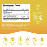 Zahler Yummy Kids Calcium Gummies sin OGM y sin gluten, opción segura para dietas diversas.