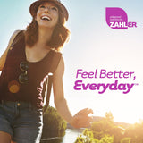 Dosis diaria recomendada Zahler Zinc 50 mg para soporte general.