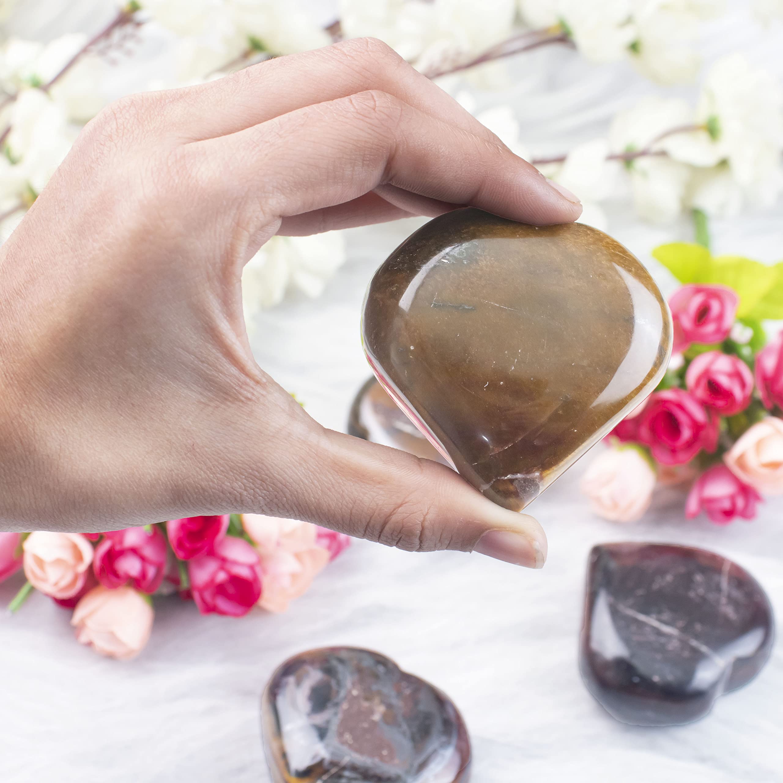 ZAICUS Regalo de corazón cristal para mamá o ser querido
