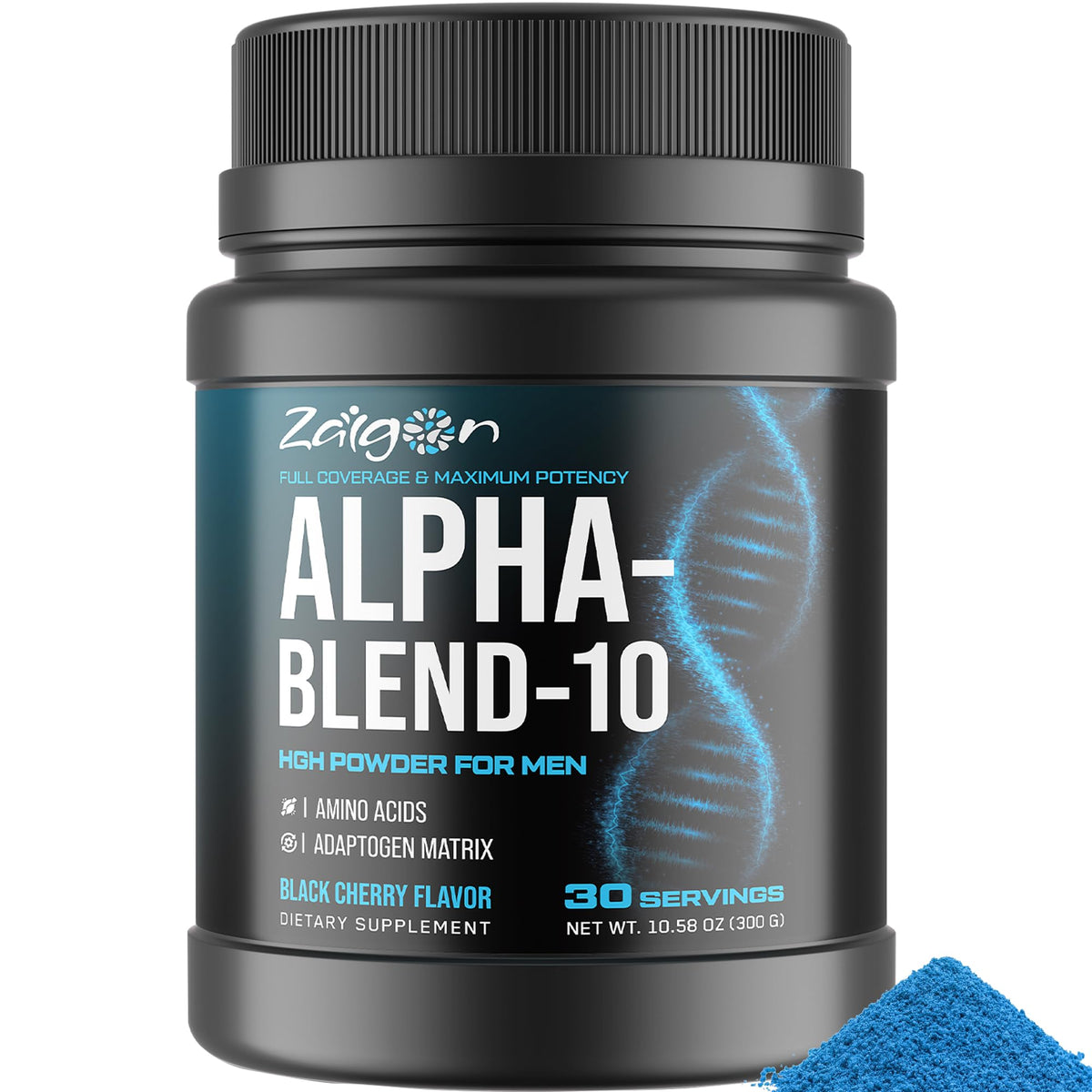 Zaigon HGH: envase de 300 g para almacenamiento práctico y uso diario.