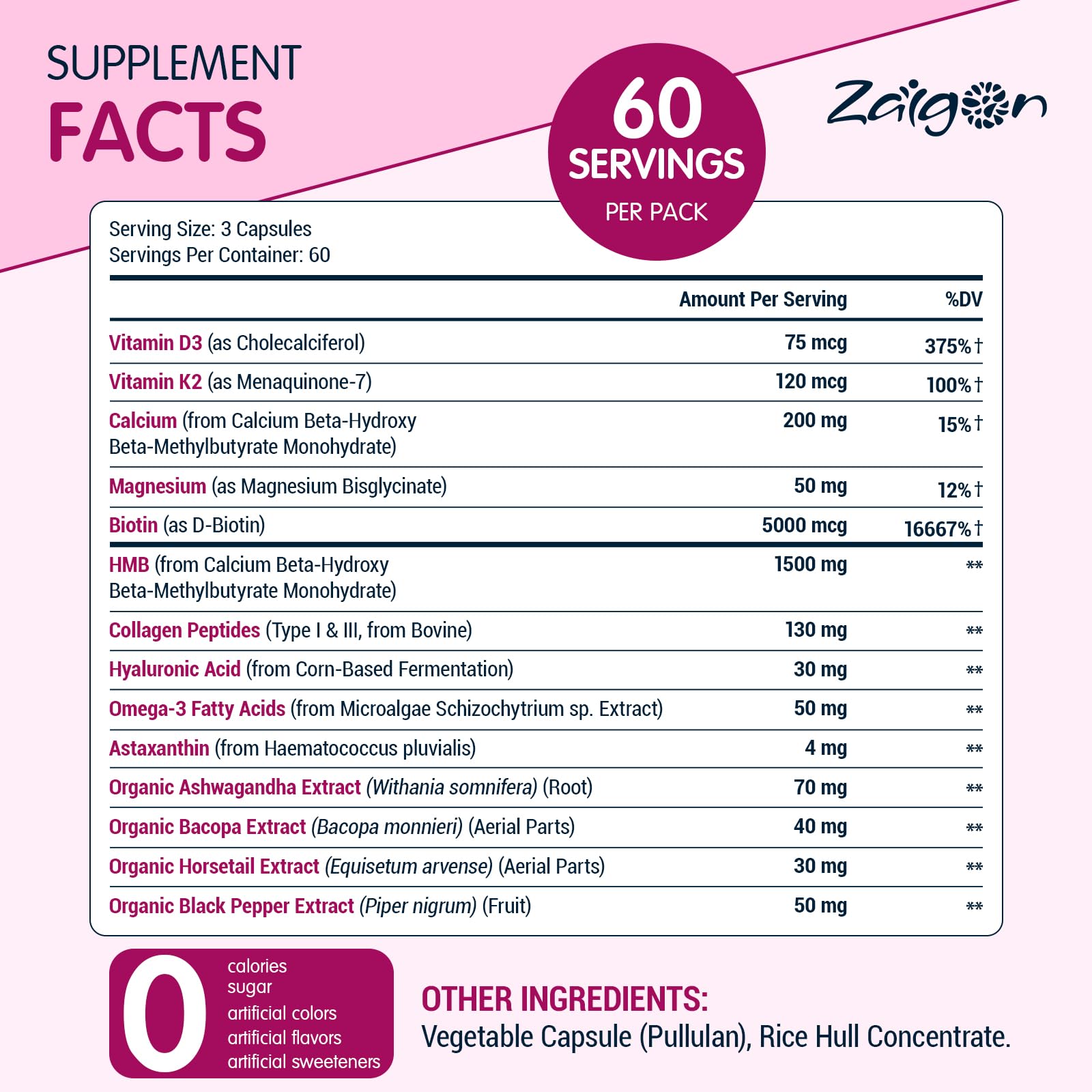 Zaigon HMB: uso diario junto al ejercicio para rendimiento sostenido