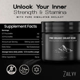 Bote compacto de ZAILYY Shilajit Resin para almacenamiento cómodo