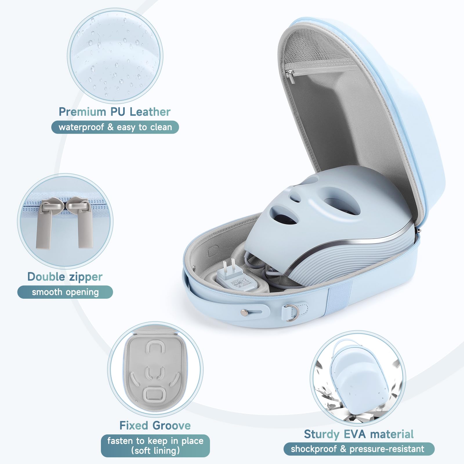 Espacio para accesorios y herramientas con estuche Zalirium para Shark CryoGlow