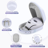 Ranuras desmontables a medida para fijar la máscara y accesorios con seguridad.