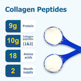 Zammex Collagen Peptides etiqueta resalta origen alimentado con pasto y sin transgénicos