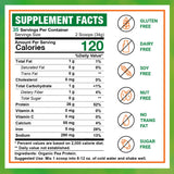 Cucharada de Zammex para una porción de 26 g de proteína.