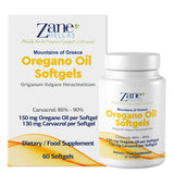 Zane Hellas aceite de orégano en cápsulas gel suave, uso diario.