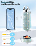 Durabilidad en aluminio médico BPA free, ideal para viajes.