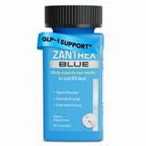 Botella de Zantrex Blue con energía lista para un día activo.