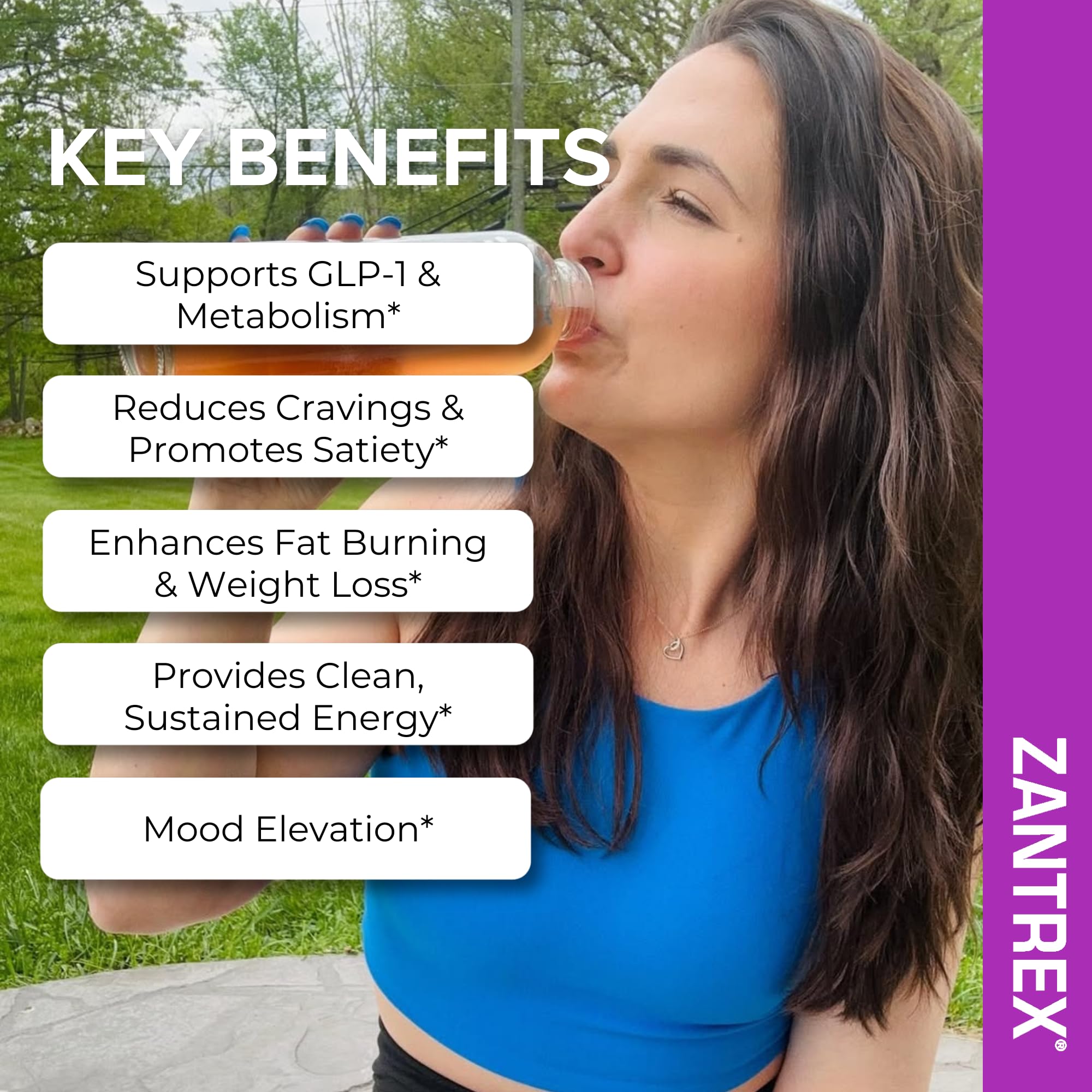 Zantrex SkinnyStix dosificacion rapida, fácil de usar en cualquier momento.