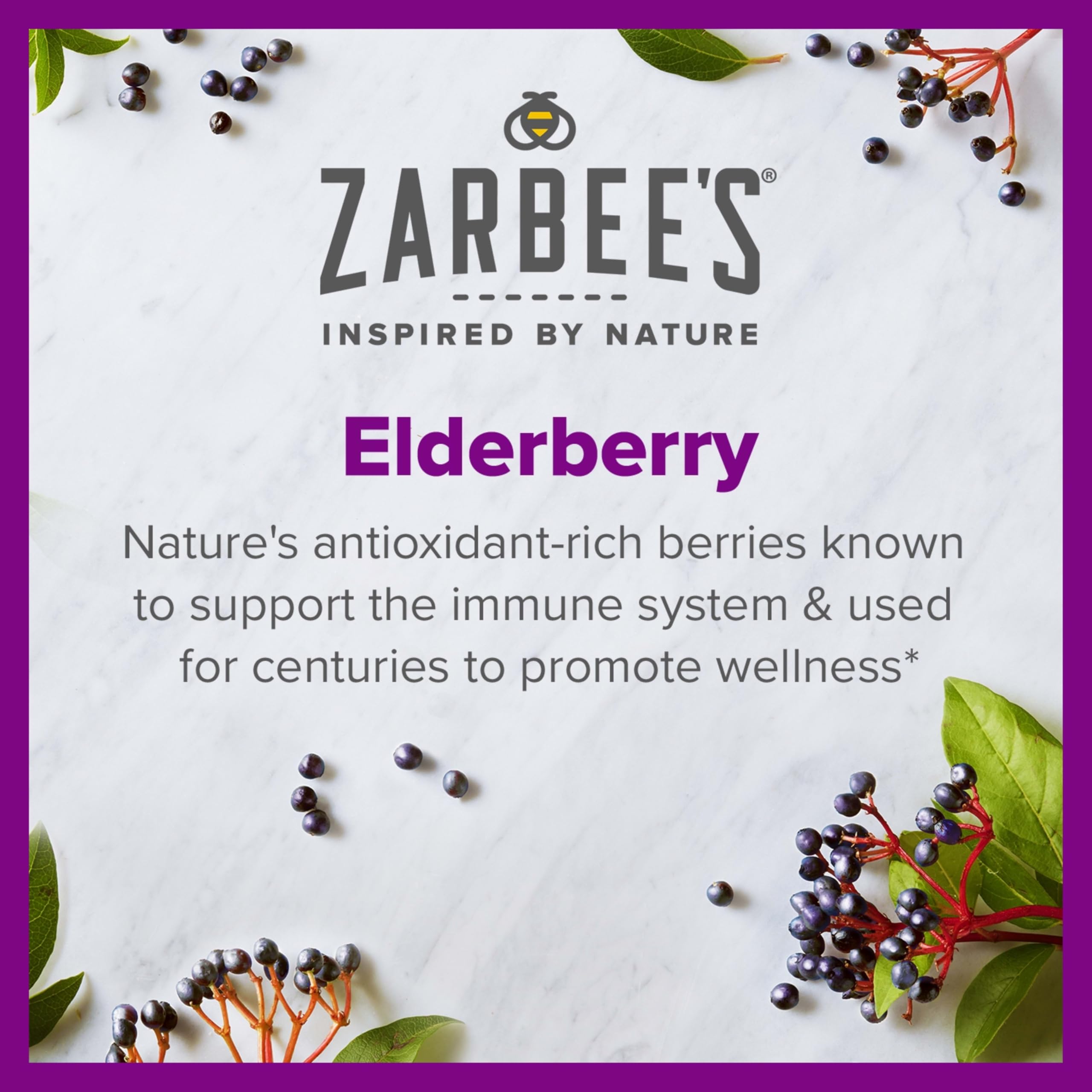 Contiene vitamina C y zinc para apoyar funciones naturales del cuerpo.