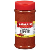 Zatarain's Pimienta de Cayena en frasco, aporta calor y sabor auténtico para platos picantes.