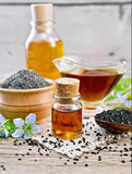 Ingredientes orgánicos del aceite de comino negro Zatik Naturals.