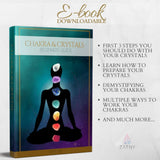 Carta de referencia de chakras ZATNY para lectura rápida y guía.
