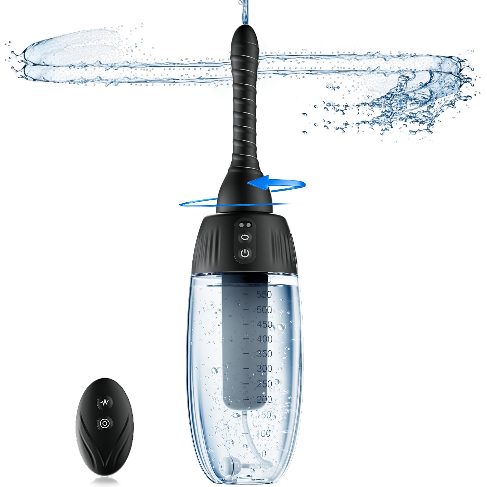 Zatsaog douche anal automatico rotante con limpieza profunda en 360°.