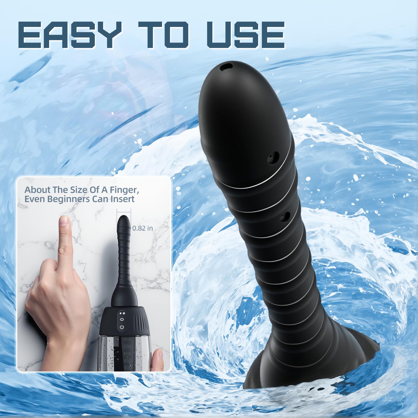 Zatsaog enema antireflujo diseño ergonómico evita fugas.